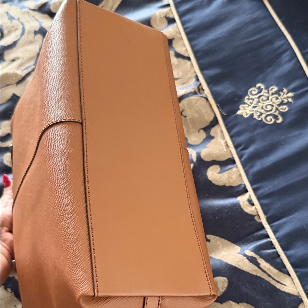 Michael Kors Brown Leather Tote - Picture 3 of 6